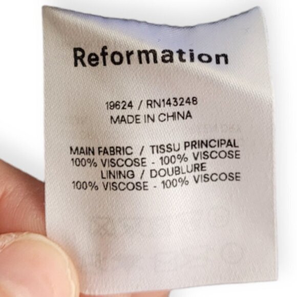 Reformation Cammi XS Sweetheart Long Sleeve Dress - Picture 8 of 16